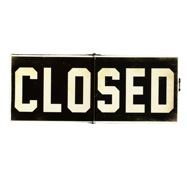 Open And Closed Sign