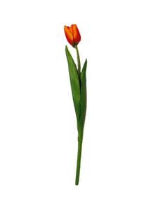 18" Orange Tulip Stem