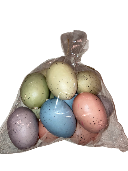 Mutlicoloured Mixed Eggs In Bag - Large