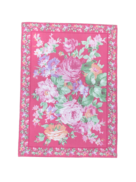 April Cornell Cottage Rose Placemat Pink, INDIVIDUALLY SOLD