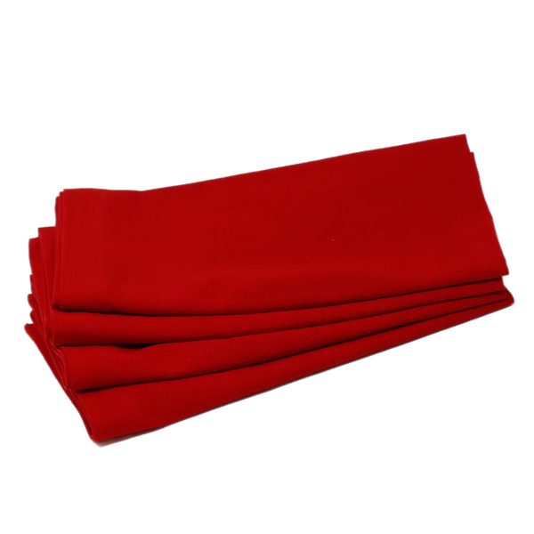 Red Linen Napkin, Set Of 4
