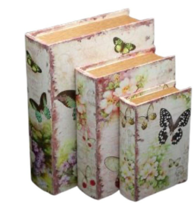 Assorted Butterfly Book Box, INDIVIDUALLY SOLD