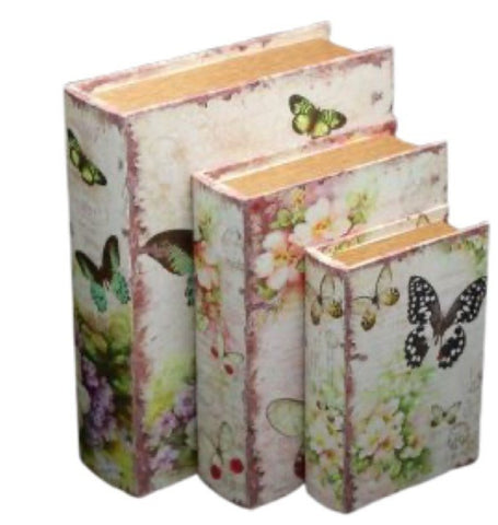 Assorted Butterfly Book Box, INDIVIDUALLY SOLD