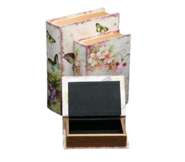 Assorted Butterfly Book Box, INDIVIDUALLY SOLD