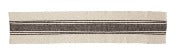 Grey Striped Table Runner