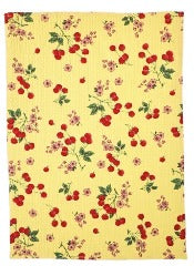 April Cornell Marmalade, Yellow Tea Towel, INDIVIDUALLY SOLD