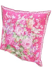 April Cornell Cottage Rose Pillow - Pink