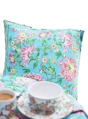 April Cornell Chrissy Pillow, Aqua
