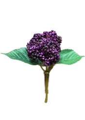 10" Plum Seeded Hydrangea Bouquet