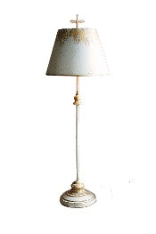 White And Gold Antique Table Lamp