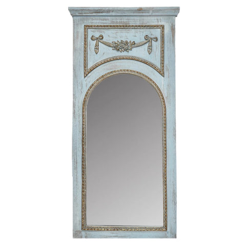 Blue Swag Wall Mirror