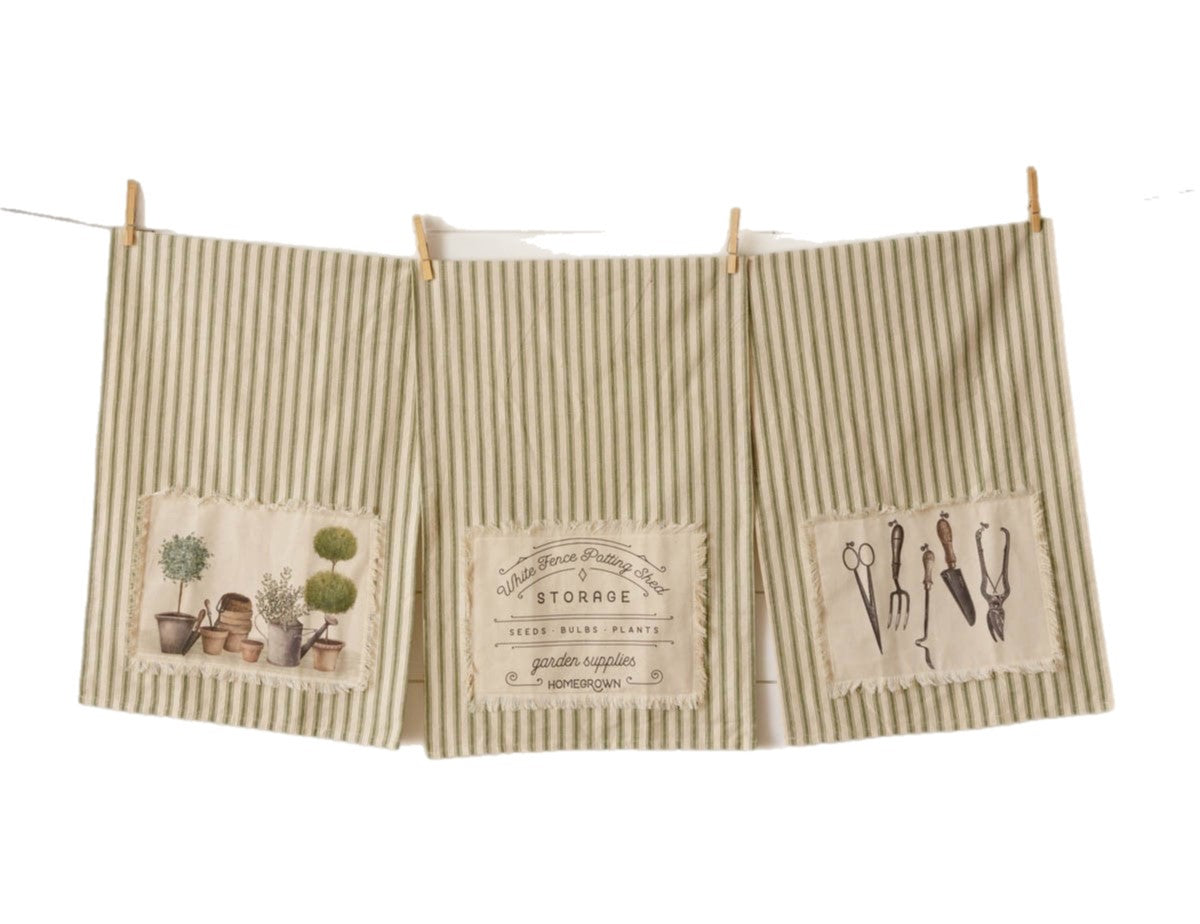 Assorted Garden Themed Tea Towel, INDIVIDUALLY SOLD