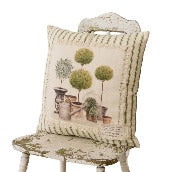 Topiaries Garden Pillow