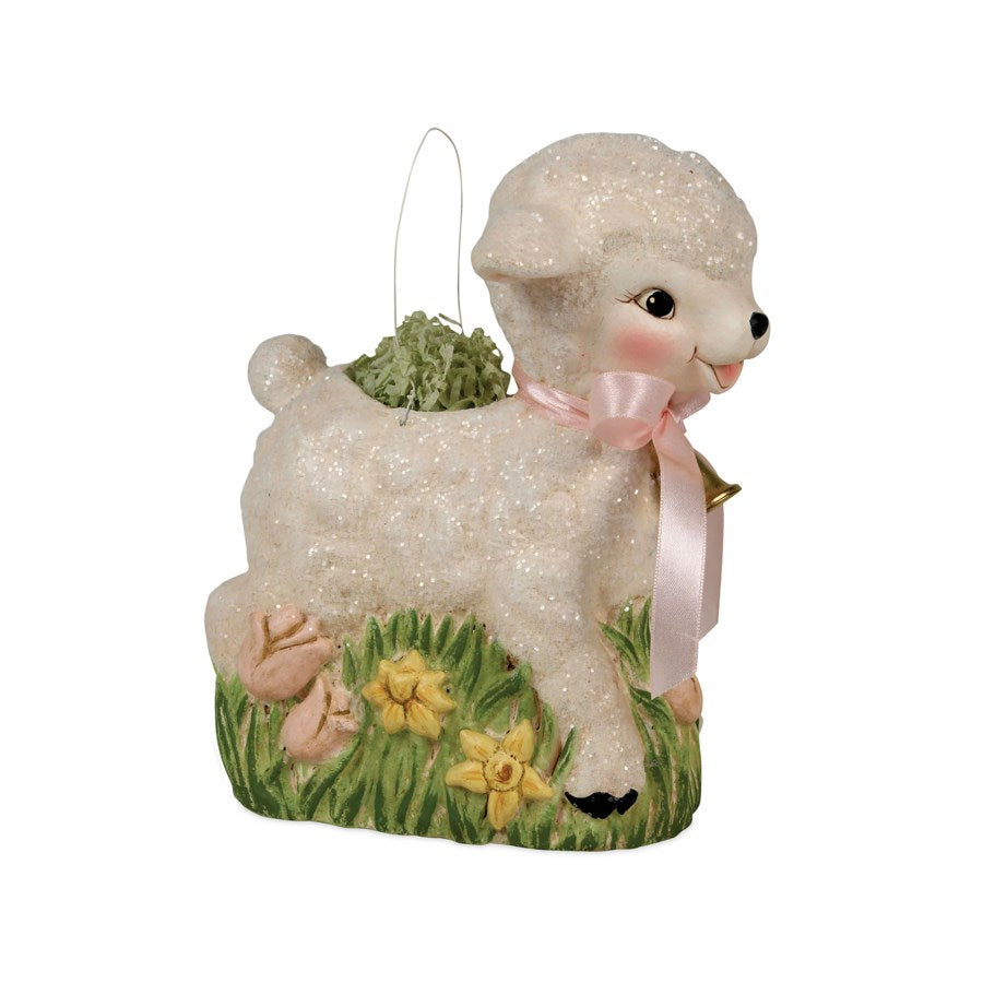 Retro Lamb Easter Basket